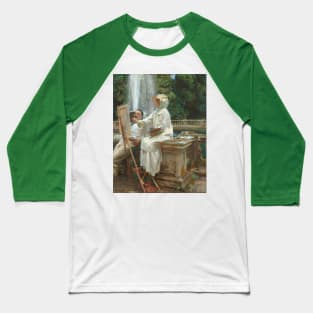 Fountain, Villa Torlonia, Frascati, Italy by John Singer Sargent Baseball T-Shirt